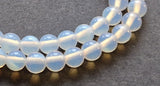opalite strand of beads supplies 6mm 6 mm drilled for jewelry making 2