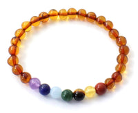 stretch, bracelets, gemstone, chakra, amber, cognac, baltic, polished, red jasper, amethyst, citrine, tiger eye, aquamarine 2