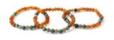bracelets, stretch, jewelry, smoky quartz, baltic amber, raw unpolished cognac, african jade green, wholesale