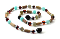 necklace, lot, amber, wholesale, bulk, sale, hazelwood, amazonite, green, gemstone, jewelry, cherry 3
