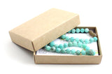 necklace green amazonite gemstone jewelry beaded 6mm 6 mm knotted with pendant in the middle 2