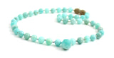 necklace green amazonite gemstone jewelry beaded 6mm 6 mm knotted with pendant in the middle 3