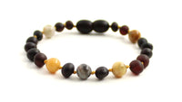 anklets bracelets crazy agate amber baltic raw cherry unpolished knotted teething wholesale black in bulk 6