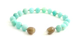 green anklet bracelet amazonite gemstone 6mm 6 mm beaded knotted jewelry for men men's boy 4