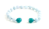 anklet bracelet aquamarine blue jewelry knotted 6mm 6 mm for boy boys 4