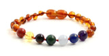 bracelets, anklets, jewelry, chakra, wholesale, knotted, amber, baltic, polished cognac, baroque, in bulk, sale, wholesale 6