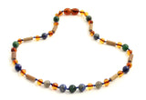 Hazelwood, Cognac, Amber, Lapis Lazuli, Necklace, African Jade 3