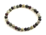 bracelets amber gemstone stretch labradorite green lace stone raw cherry unpolished 6mm 6 mm 2