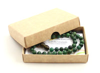 necklace african jade dark green round bead 6mm 6 mm beaded knotted for men men's women women's 2