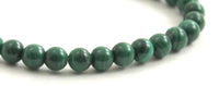 malachite green bracelet stretch jewelry gemstone 6mm 6 mm for men men's women women's elastic band 3