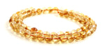 citrine, gemstone, for jewelry making, bead, gemstones, beads, strand, strands, supplies, 6mm, 6 mm