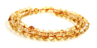 citrine, gemstone, for jewelry making, bead, gemstones, beads, strand, strands, supplies, 6mm, 6 mm