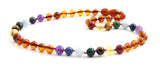 chakra, necklaces, jewelry, amber, baltic, cognac, polished, baroque, teething, adult, beaded, wholesale 4