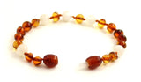 moonstone, wholesale, anklets, bracelets, white, jewelry, in bulk, amber, baltic, cognac, polished, baroque, brown, teething 5
