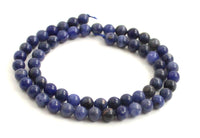 sodalite gemstone beads 6mm 6 mm supplies blue supplies 3