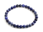 sodalite blue bracelet jewelry gemstone stretch elastic band 6mm 6 mm for men men's