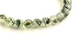 bracelet gemstone prehnite light green stretch 6mm 6 mm elastic band round beads for men men's women women's jewelry 3
