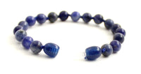 anklet sodalite blue bracelet jewelry 6mm 6 mm beaded for men men's boy boys knotted 4