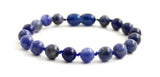 anklet sodalite blue bracelet jewelry 6mm 6 mm beaded for men men's boy boys knotted 5