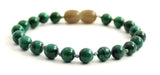 bracelet deep green malachite anklet jewelry 6mm 6 mm beaded for men men's women knotted women's 5