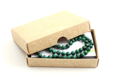 green malachite gemstone necklace jewelry 5mm 5 mm 6mm 6 mm beaded knotted for men men's women women's boy boys girl girl's 2