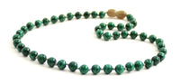 green malachite gemstone necklace jewelry 5mm 5 mm 6mm 6 mm beaded knotted for men men's women women's boy boys girl girl's 3