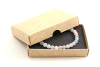 morganite stretch bracelet jewelry beaded multicolor 6mm 6 mm multi color for women women's gemstone 2