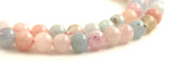gemstone morganite round beads strand mix multicolor supplies for jewelry making 6mm 6 mm 2
