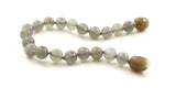 labradorite gray beaded anklet bracelet knotted jewelry 6mm 6 mm gemstone for men men's boy boys 3