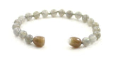 labradorite gray beaded anklet bracelet knotted jewelry 6mm 6 mm gemstone for men men's boy boys 4
