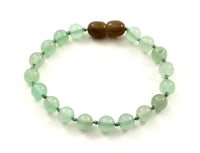 bracelet knotted anklet green aventurine gemstone round 6mm 6 mm for boy boys men men's jewelry
