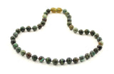 necklace gemstone african turquoise green beaded knotted jewelry for men men's 6mm 6 mm women women's 3