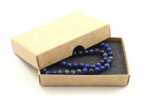 necklace lapis lazuli 6mm 6 mm dark blue jewelry knotted for men men's boy boys 2