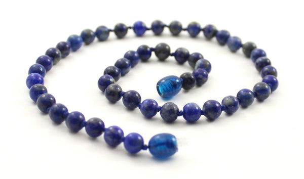 necklace lapis lazuli 6mm 6 mm dark blue jewelry knotted for men men's boy boys