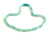 necklace green amazonite gemstone 6mm 6 mm jewelry beaded knotted for boy boys 3