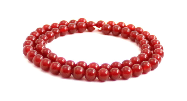 red agate round 6mm 6 mm cornelian drilled beads gemstone strand 3