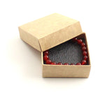 red carnelian anklet bracelet jewelry 6mm 6 mm beads beaded knotted for women women's girl girl's 2