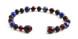 bracelets, anklets, wholesale, amber, baltic, in bulk, cherry, black, lapis lazuli blue, teething 5