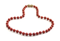 red jasper gemstone necklace jewelry beaded for women women's beaded knotted 6mm 6 mm 3