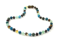 necklace, amber, green, jewelry, baltic, beaded, gemstone, apatite, blue, aventurine, african turquoise 2