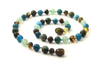 necklace, amber, green, jewelry, baltic, beaded, gemstone, apatite, blue, aventurine, african turquoise