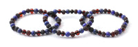 bracelets, lapis lazuli, amber, blue, baltic, stretch, wholesale, jewelry, in bulk