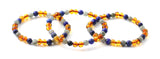 bracelets adult amber stretch wholesale in bulk sale cognac lapis lazuli blue labradorite gray