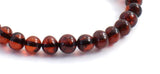 bracelet amber baltic polished cherry baltic elastic band for women women's jewelry baroque round beads bead stretch 3