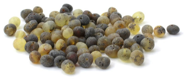 beads, green, raw, baroque, baltic, unpolished, amber, natural
