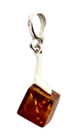pendants in bulk baltic amber square jewelry with sterling silver 925 5
