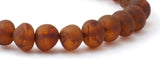 raw amber unpolished cognac baltic brown stretch elastic band jewelry for men men's 6mm 6 mm 5