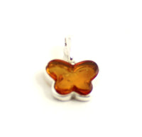 amber baltic pendant jewelry silver sterling 925 small minimalist for girl