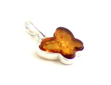 amber baltic pendant jewelry silver sterling 925 small minimalist polished