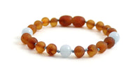 bracelets, anklets, amber, baltic, aquamarine, wholesale, in bulk, jewelry, blue, raw, cognac, unpolished, cognac, brown 9